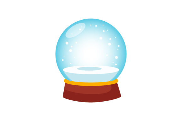 Christmas Crystal Ball Decor Vectors for Graphics and Illustrations