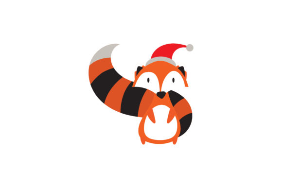 Christmas Fox Character Asset Vectors for Creative Graphics