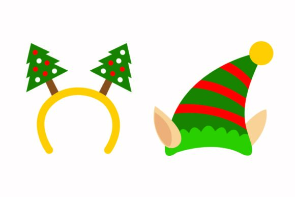 Christmas Hat Dwarfs Headdress Vector: A Festive Embroidery Design