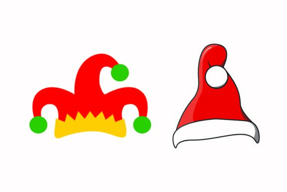 Christmas Hat Happy Celebration Vectors for Graphics & Illustrations