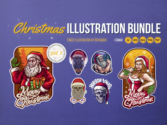 Christmas Hat Santa Claus - Skull Xmas: A Festive Graphic