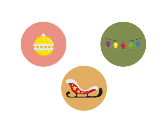Christmas Icon Sleigh Vector Bundle Review