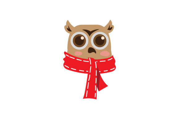 Christmas Owl Cute Vector: A Charming Graphics Addition
