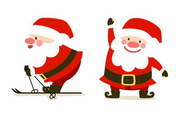 Christmas Santa Claus Cartoon Vectors: A Must-Have for Creative Graphics