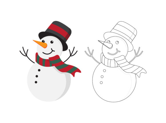 Christmas Snowman Fill Outline Icon Review