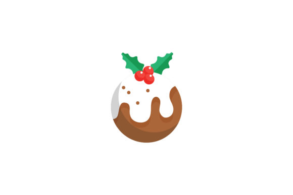 Christmas Vector Cake Asset: A Versatile Graphics and Illustrations Tool